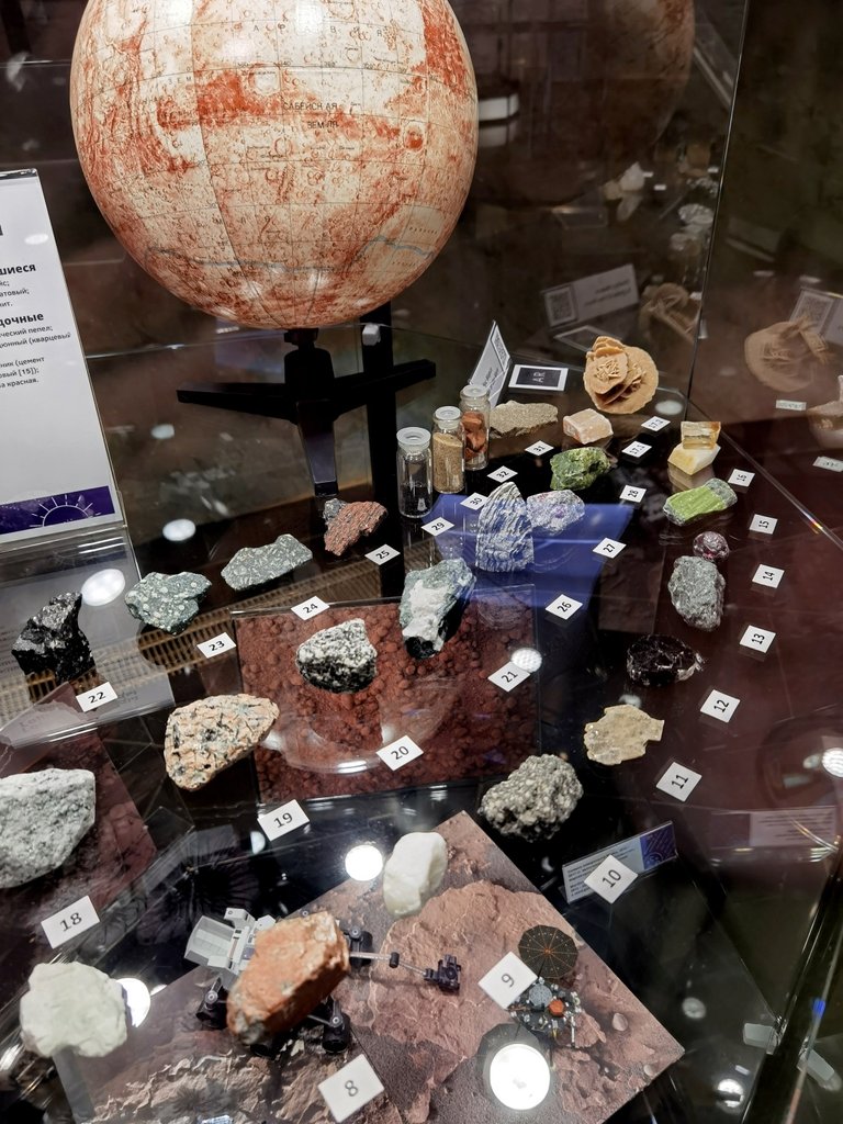 And these are space minerals!