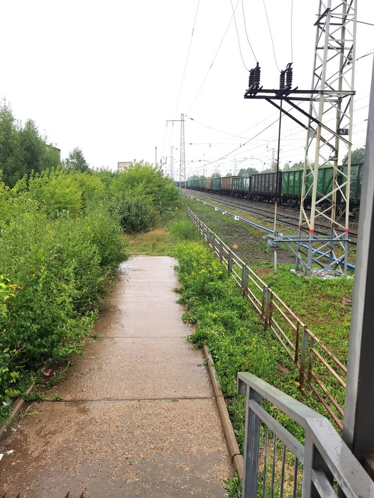 Railway in the rain...
