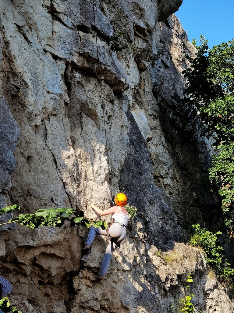 Beginner climber😁