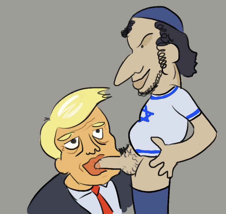 Drumpf Israel First.png