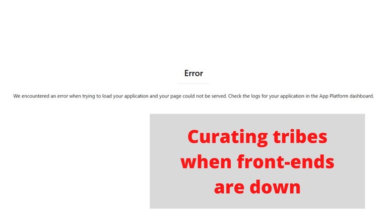 Curating tribes when front-ends are down.jpg