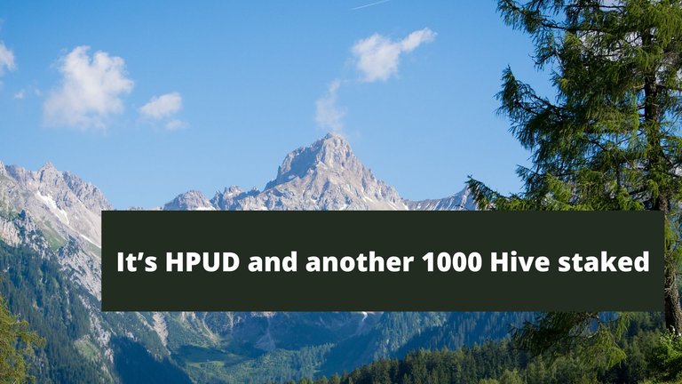 It's HPUD and another 1000 Hive staked.jpg