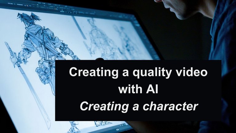 Creating a quality video with AI – Creating a character