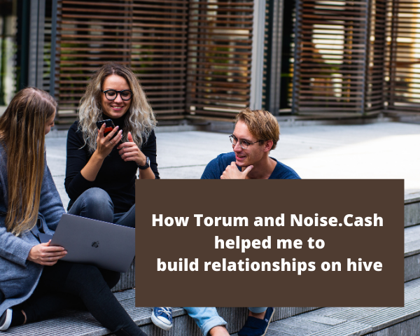 How Torum and Noise.Cash helped me to build relationships on hive.png