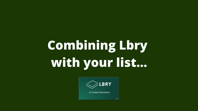 Combining list building and lbry.png