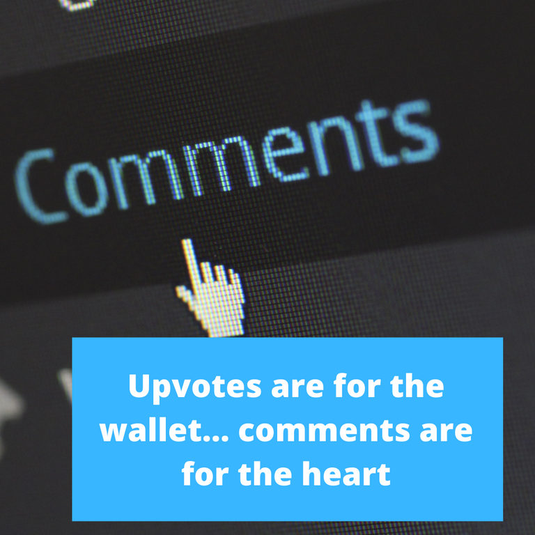 Upvotes are for the wallet, comments are for the heart.png