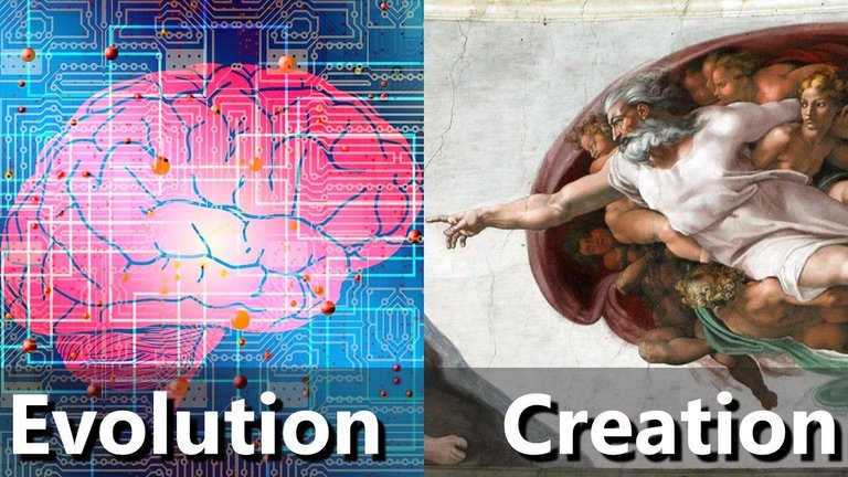 Evolution vs Creation. Are both right Evolución vs Creación Ambas visiones son correctas.jpg
