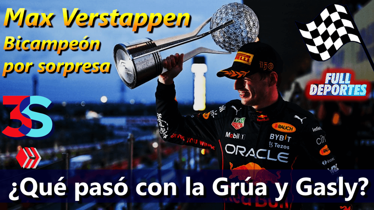 Max es Bicampeón por sorpresa Qué sucedió con las Grúas y Gasly F1 Fórmula 1 acontmotor Full Deportes Hive 3Speak.png