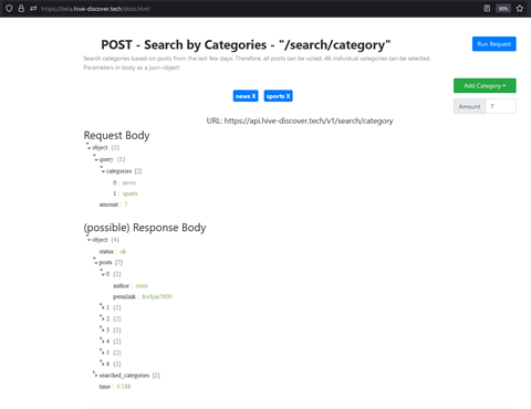 Example Category Search