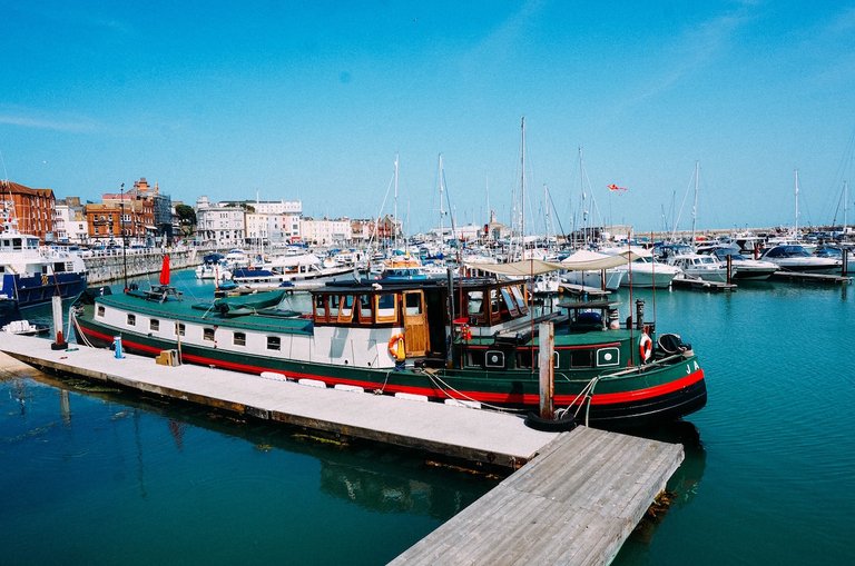 Scene on the Kent coast of England