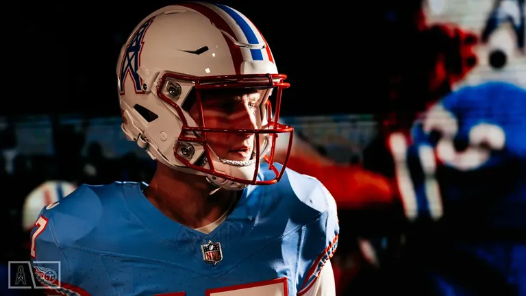 Tennessee Titans officially unveil Houston Oilers throwback uniforms