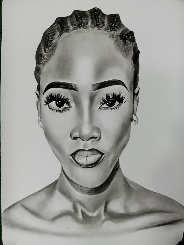 COMMISSIONED: Art Portrait Process stages