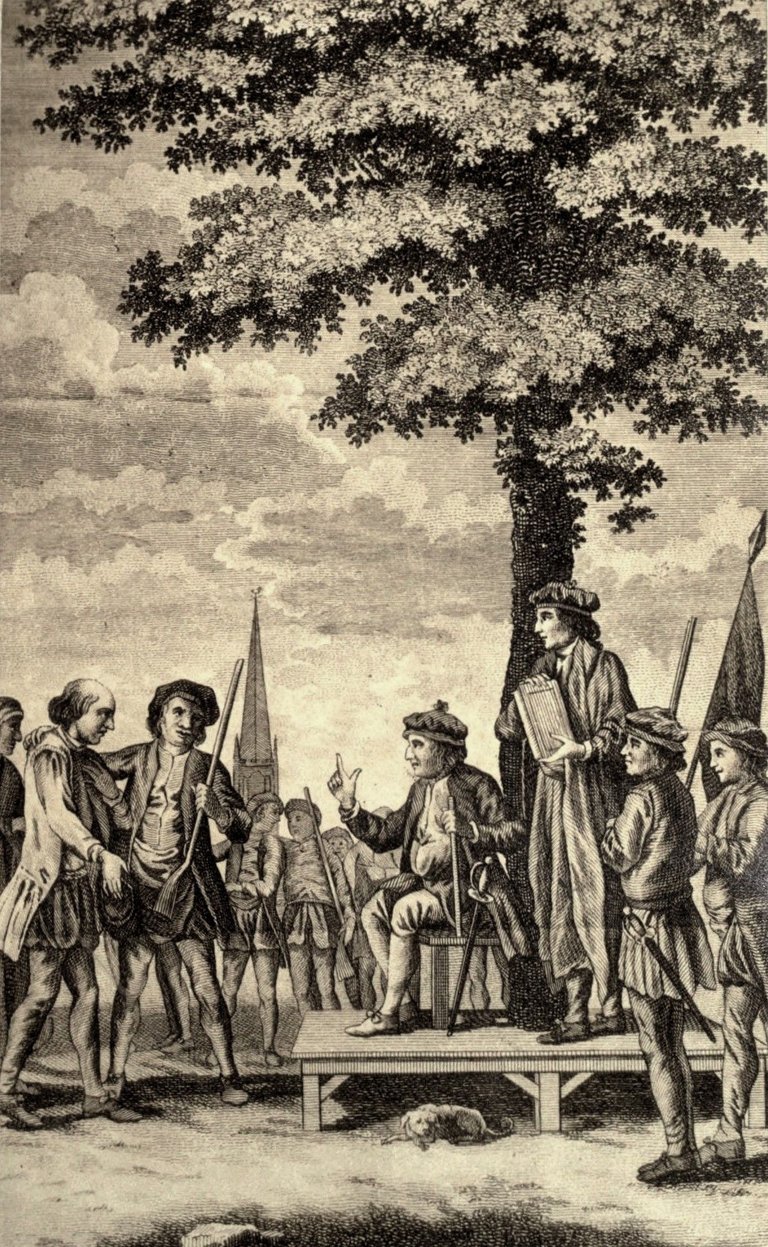 Robert_Kett_and_his_followers_under_the_Oak_of_Reformation_on_Mousehold_Heath unknown author public.jpg