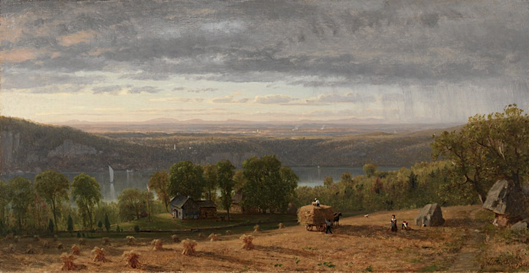 Worthington Whittredge - Landscape with Haywain.png