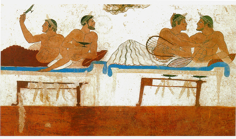 WallPaintingTomb_Paestum_Italy_GreekColony_sm greenworlder public domain.png