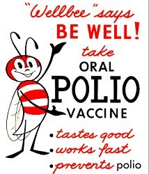polio oral poster well bee CDC 1963 free.jpg