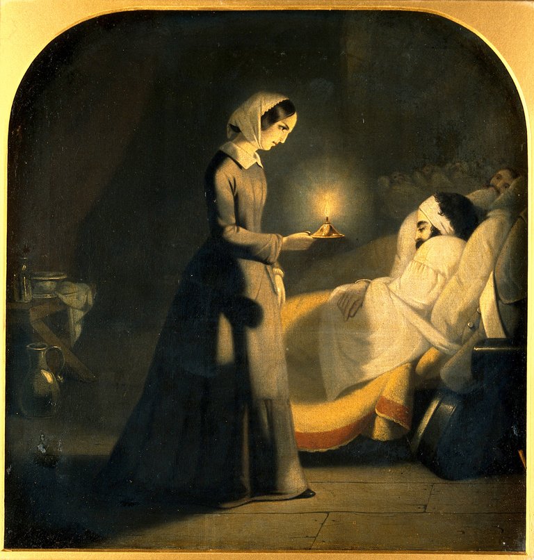 Florence Nightingaleas_the_lady_with_the_lamp._Oil_painting_Wellcome 4.0.jpg