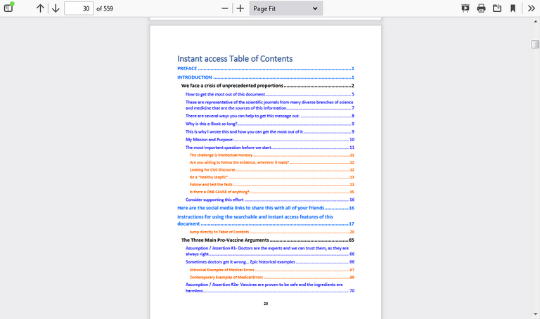 1200 studies The truth will prevail: Table of Contents 1