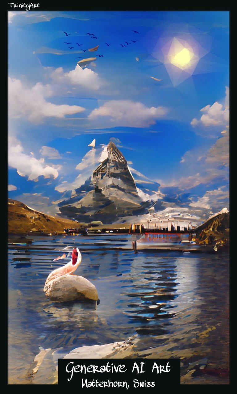 trinityart generative AI Art Matterhorn.jpg