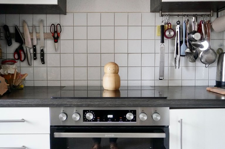 After the shelf fell, I replaced the oven, stove, and dishwasher… kitchen upgrades in progress!