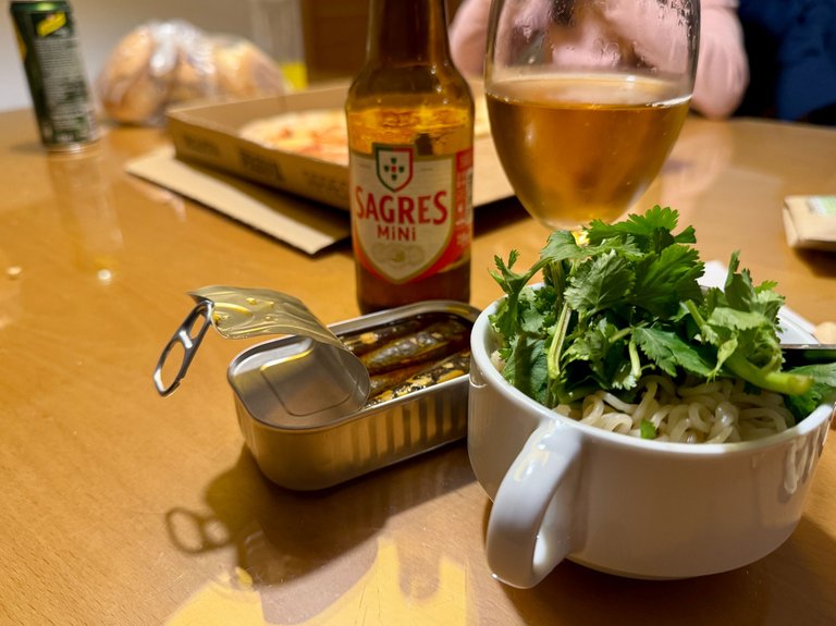 Perfectly paired beer and meal