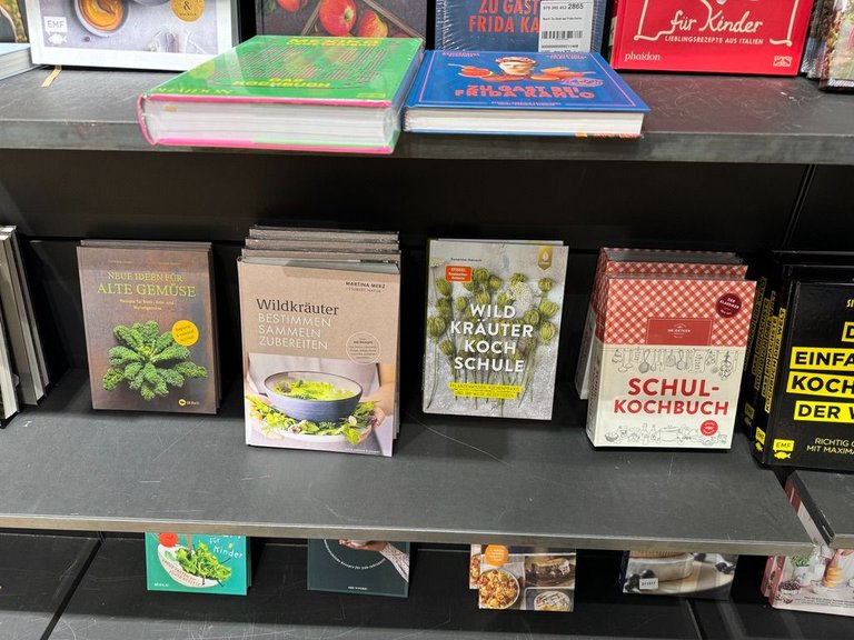 There are also books about plants