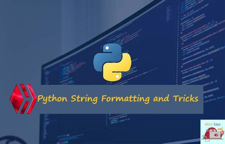 Python String Formatting and Tricks