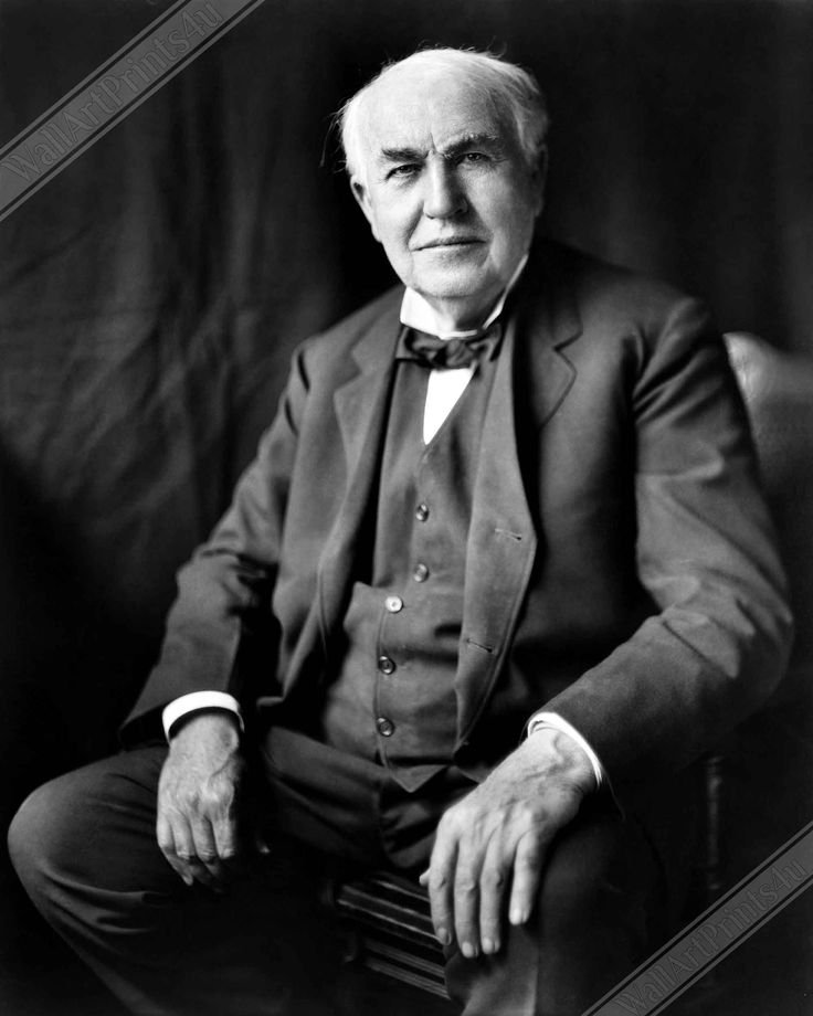 Thomas Edison Poster, Vintage Photo - Thomas Edison Print - 19th Century American Inventor Business Innovator.jpeg