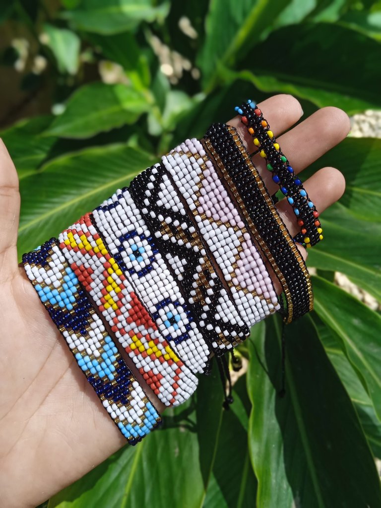 Pulseras de mostacilla