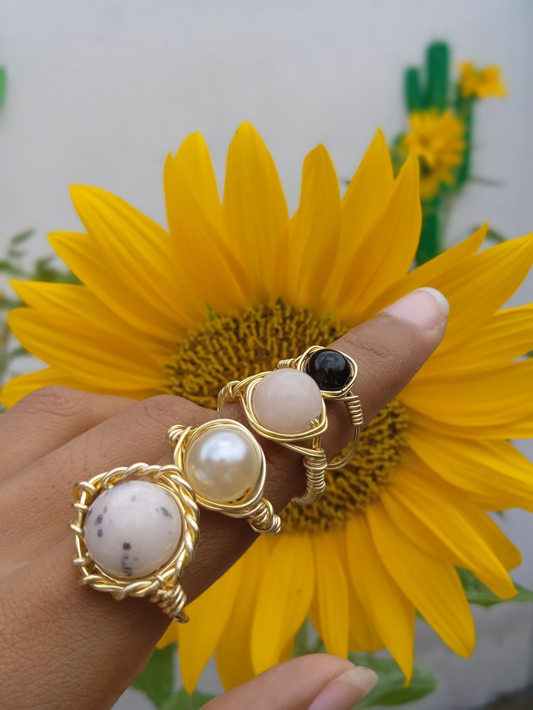 Anillos en alambre