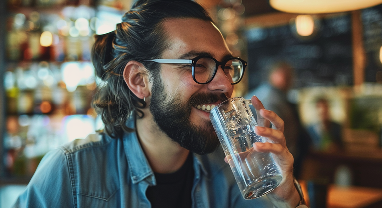 guy drinking water.png