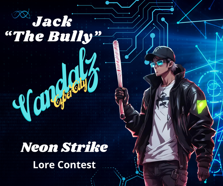 Jack "the Bully". Resistance icon for CyberCity (LORE CONTEST | NEON STRIKE) [ESP-ENG]