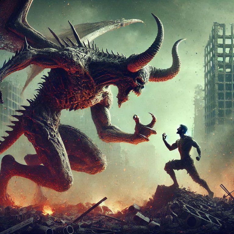 Demon VS Ancient Beast in a dystopian, post-apocalyptic world (1).png