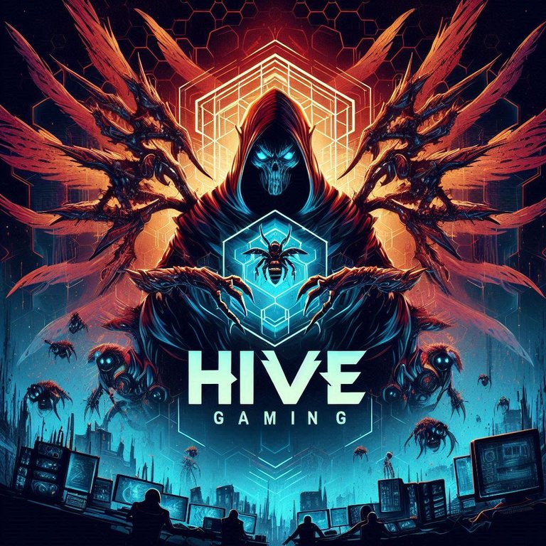 Hive Gaming wallpaper with the words Hive Gaming written in the background.png