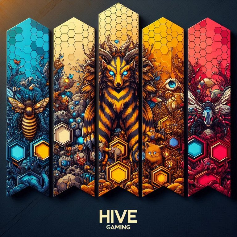 Hive Gaming themed divider with a different color and animal.png