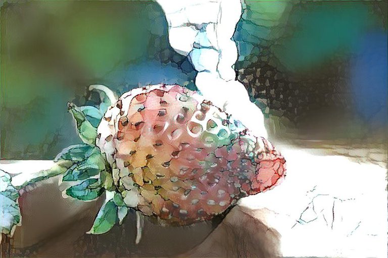 Strawberry Dreaming (created with Deep Dream Generator)