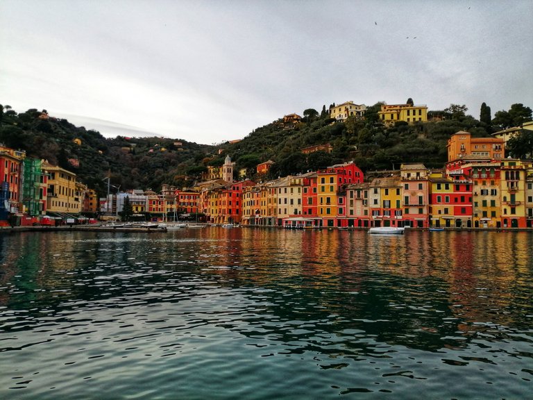 Portofino from the ice floe... 