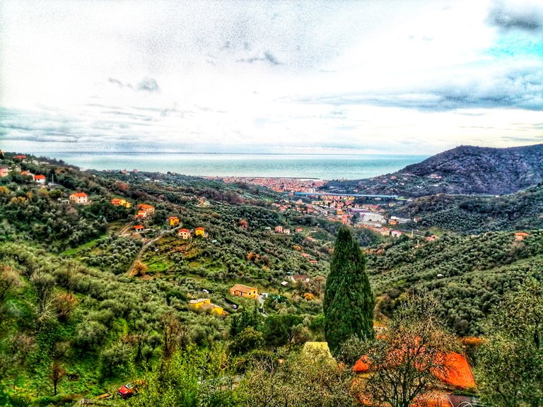 View of Chiavari from Leivi... 
