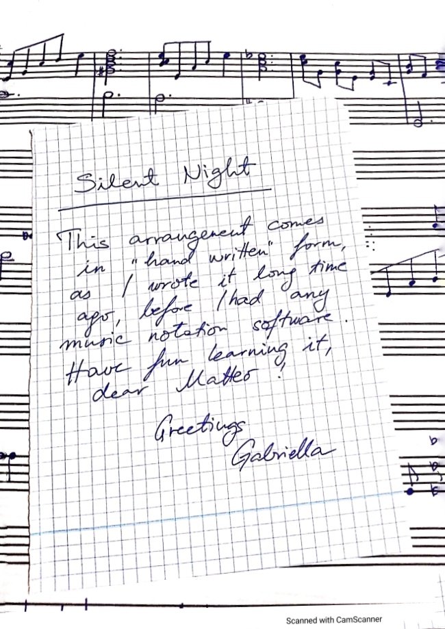 Silent Night - Dedication by @mipiano: it moved me! 