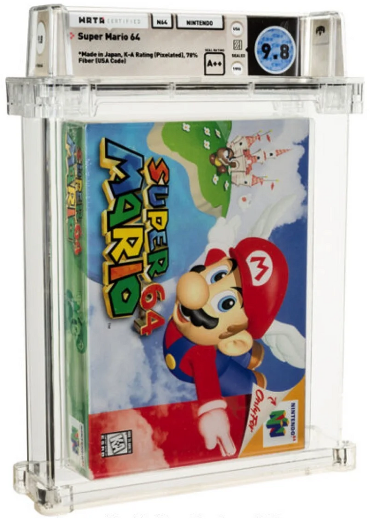 Mint Condition Mario64, $1.56m USD
