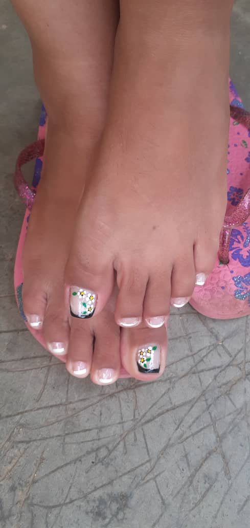 ?Diseño de uñas para pies /Toe nail design [Esp/Eng]? — Hive