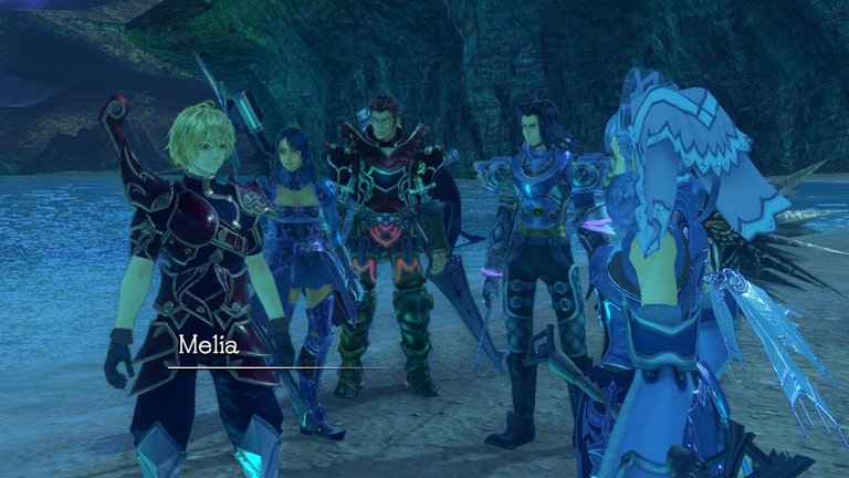 screenshot from handheld mode in Xenoblade Chronicles 1