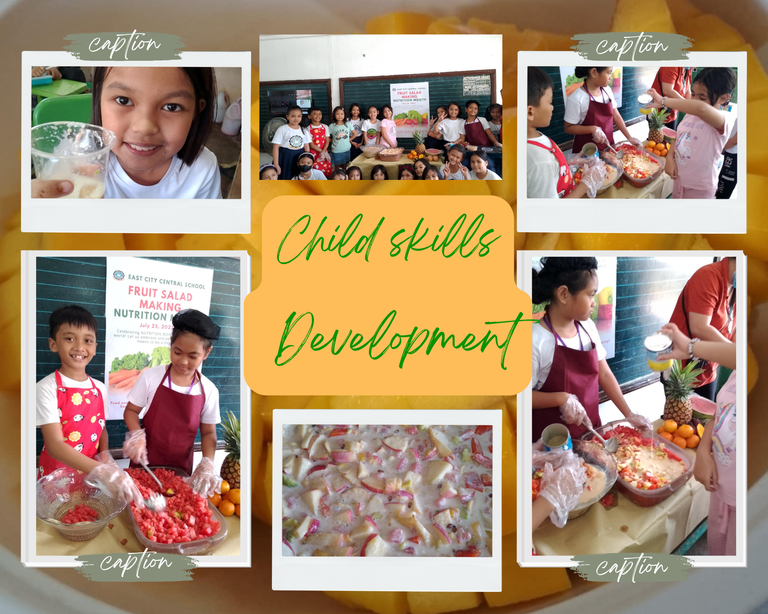 Developing Kids Skills by Showing their Unity,Patience,Self Control,and Cooperation Nutrition Month Activity