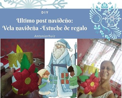 Rojo Blanco Muñeco de Nieve Árbol Familia Navidad Foto Collage.jpg