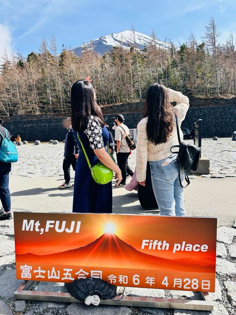Took a proof we were at the foot of Mount Fuji