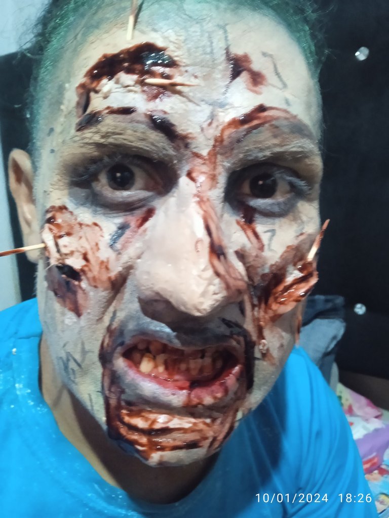 maquillaje zombie /zombie makeup