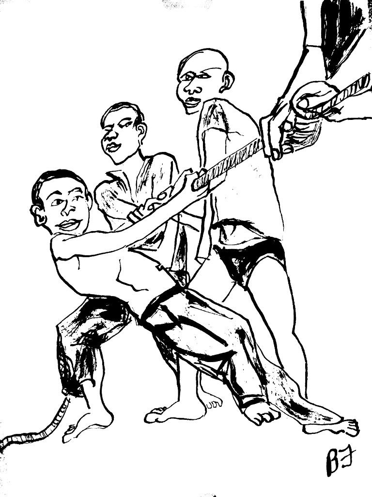 forrest_africans_tug_of_war_ink_on_paper_12x9_2014_w.jpg
