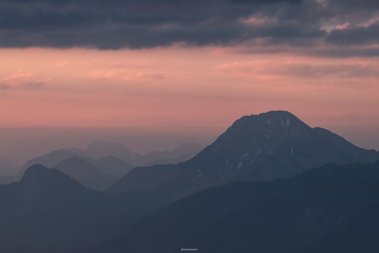 Mountain Layers at Sunrise by ArtMentor