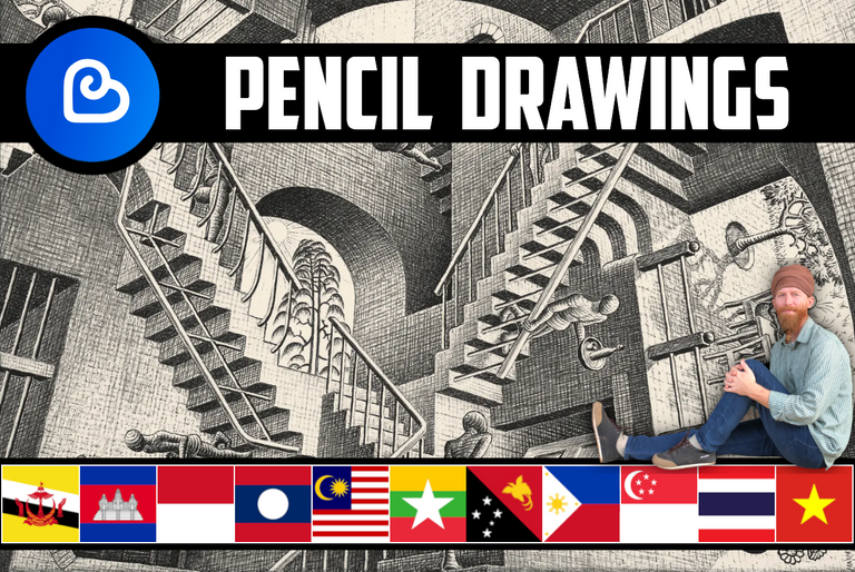 👨‍💻 ASEAN Hive Community Challenge #30 - ✍️ Pencil Drawings 📓 With Ecency Prizes