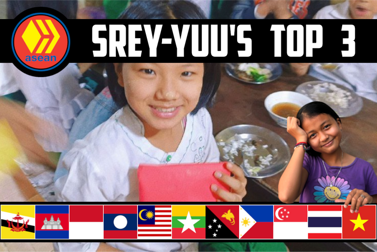 Srey-Yuu's "ASEAN Hive Top 3" 🧧 Gifts For Students, Heavy Rains, & Food! 🍲